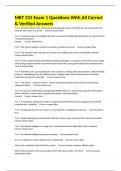 MKT 315 Exam 1 Questions With All Correct & Verified Answers