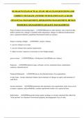 DLM&lpar;ASCP&rpar; EXAM ACTUAL EXAM  REAL EXAM QUESTIONS AND CORRECT DETAILED ANSWERS WITH RATIONALES AGRADE &lpar;FINANCIAL MANAGEMENT&comma; OPERATIONS MANAGEMENT&comma; HUMAN RESOURCE MANAGEMENT&comma; QUALITY MANAGEMENT&rpar;