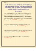 NC EMT STATE EXAM 2025 &vert; VERIFIED FINAL EXAM WITH COMPLETE QUESTIONS AND DETAILED ANSWERS