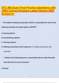 STC SIE Exam Final Practice Questions with 100- Correct Answers Latest Version 2025 Graded A&plus;&period;