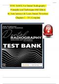 Test Bank For Dental Radiography Principles And Techniques&comma;&lpar; 6th Edition 2024&rpar;&comma; By Joen Iannucci &comma;Laura Howerton&vert;&vert;ALL CHAPTERS INCLUDED&vert;&vert;CORRECT ANSWERS WITH RATIONALES