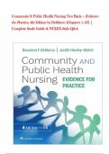 Community & Public Health Nursing Test Bank &ndash; Evidence for Practice&comma; 4th Edition by DeMarco &lpar;Chapters 1&ndash;25&rpar; &vert; Complete Study Guide & NCLEX-Style Q&A  9781975196554