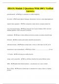 &lpar;HSAN&rpar; Module 2 Questions With 100&percnt; Verified Answers&period;