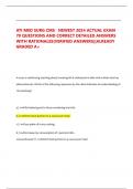 ATI MED SURG CMS NEWEST 2024 ACTUAL EXAM  70 QUESTIONS AND CORRECT DETAILED ANSWERS  &lpar;VERIFIED ANSWERS&rpar;&vert;ALREADY  GRADED A&plus;