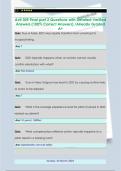AVIT 309 EXAM 2 QUESTIONS WITH DETAILED  VERIFIED ANSWERS &lpar;100&percnt; CORRECT ANSWERS&rpar;  &sol;ALREADY GRADED A&plus;