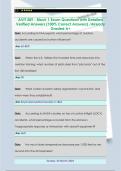 AVIT 309 - Block 1 Exam Questions with Detailed  Verified Answers &lpar;100&percnt; Correct Answers&rpar; &sol;Already  Graded A&plus; 