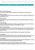 SCM 300 Exam 2 ASU Davila
