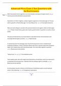 Advanced Micro Exam 3 Test Questions with Verified Answers