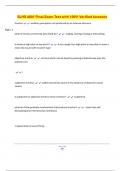 SLHS 4801 Final Exam Test with 100&percnt; Verified Answers