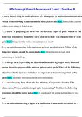RN Concept-Based Assessment Level 1 &ndash; ATI Practice B with Questions&comma; Answers&comma; and Rationales&lpar;2025&sol;2026&rpar;