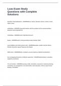 Lcas Exam Study Questions with Complete Solutions