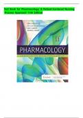 TEST BANK FOR PHARMACOLOGY A PATIENT-CENTERED NURSING PROCESS APPROACH 11TH EDITION BY LINDA E&period; MCCUISTION&semi; JENNIFER J&period; YEAGER&semi; MARY B&period; WINTON&semi;KATHLEEN DIMAGGIO ISBN&colon; 9780323793155 CHAPTER 1-58 FULLY COVERED COMPLETE GUIDE A&plus;&period;