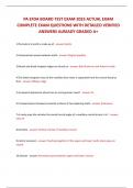PA EFDA BOARD TEST EXAM 2025 ACTUAL COMPLETE 100&plus; EXAM QUESTIONS WITH DETAILED AND VERIFIED ANSWERS &lpar;100&percnt; CORRECT ANSWERS&rpar; &sol;ASSURED GRADE A&plus;