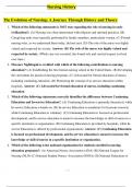 Nursing History A Journey Through History and Theory