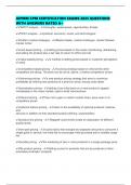 AIPMM CPM CERTIFICATION EXAMS 2025 QUESTIONS WITH ANSWERS RATED A&plus;