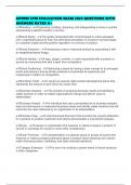 AIPMM CPM EVALUATION EXAM 2025 QUESTIONS WITH ANSWERS RATED A&plus;