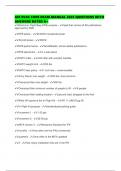 AIR EVAC CORE EXAM MANUAL 2025 QUESTIONS WITH ANSWERS RATED A&plus;