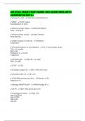 AIR EVAC EXAM STUDY GUIDE 2025 QUESTIONS WITH ANSWERS RATED A&plus;