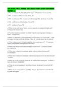AIR EVAC FINAL PAPER 2025 QUESTIONS WITH ANSWERS RATED A&plus;