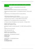 AIR EVAC TEST PAPER 2025 QUESTIONS WITH ANSWERS RATED A&plus;
