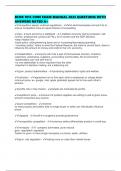 BCOR 1015 CORE EXAM MANUAL 2025 QUESTIONS WITH ANSWERS RATED A&plus;
