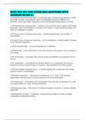 BCOR 1015 EOC TEST PAPER 2025 QUESTIONS WITH ANSWERS RATED A&plus;