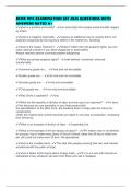BCOR 1015 EXAMINATION SET 2025 QUESTIONS WITH ANSWERS RATED A
