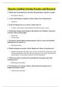 Comprehensive Guide to Theories Guiding Nursing Practice and Research &vert; Detailed Study Notes for Exams & Clinical Application