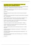 CALIFORNIA BOATING COMPREHENSIVE EXAM 2025 QUESTIONS WITH ANSWERS RATED A&plus;