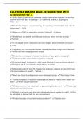 CALIFORNIA BOATING EXAM 2025 QUESTIONS WITH ANSWERS RATED A&plus;