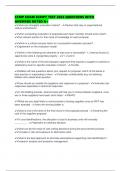 CCMP EXAM SCRIPT TEST 2025 QUESTIONS WITH ANSWERS RATED A&plus;