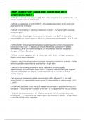 CCMP EXAM STUDY GUIDE 2025 QUESTIONS WITH ANSWERS RATED A&plus;