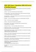 EXST 2201 Exam 1 Questions With All Correct & Verified Answers