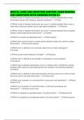 DENTAL LAWS AND INFECTION CONTROL EXAM MANUAL 2025 QUESTIONS WITH ANSWERS RATED A&plus;