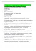 DENTAL LAWS AND INFECTION CONTROL FINAL PAPER 2025 QUESTIONS WITH ANSWERS RATED A&plus;