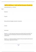 NUTR 2100 Exam 1 with Verified Answers Graded A&plus;