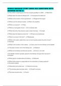 HAWAII MASSAGE STUDY GUIDE 2025 QUESTIONS WITH ANSWERS RATED A&plus;