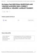 PA Notary Test 2025 EXAM QUESTIONS AND VERIFIED ANSWERS &lpar;100&percnt; CORRECT ANSWERS&rpar; A&plus; GRADED &vert; ALREADY PASSED&excl;&excl;