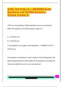 sUAS Test Prep Ch 1 2025&sol;2026 Exam  Questions and Verified Answers &vert;  Already Graded A&plus;
