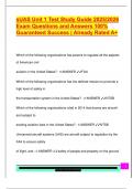 SUAS EXAM PACKAGE DEAL QUESTIONS AND VERIFIED DETAILED ANSWERS &vert; 100&percnt; GUARANTEED PASS &vert; ALREADY GRADED A&plus;