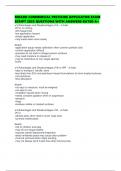 MDARD COMMERCIAL PESTICIDE APPLICATOR EXAM SCRIPT 2025 QUESTIONS WITH ANSWERS RATED A&plus;