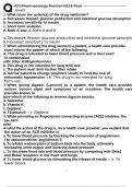 ATI Pharmacology Proctor 2023 final exam questions and answers