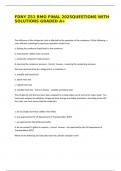 FDNY Z51 RMO FINAL 2025 QUESTIONS WITH SOLUTIONS GRADED A&period;