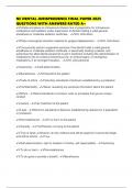 NC DENTAL JURISPRUDENCE FINAL PAPER 2025 QUESTIONS WITH ANSWERS RATED A&plus;