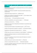 NCAC I STUDY GUIDE 2025 QUESTIONS WITH ANSWERS RATED A&plus;