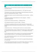 NCAC II EXAM 2025 QUESTIONS WITH ANSWERS RATED A&plus;