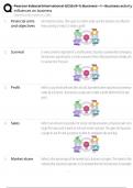 Pearson Edexcel International GCSE &lpar;9-1&rpar; Business - 1 - Business activity and influences on business