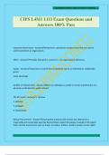 CIPS L4M1 LO3 Exam Questions and Answers 100&percnt; Pass
