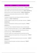 CPR3701 CORRECT ANSWERS 2025
