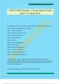 CIPS L4M8 Chapter 1 Exam Study Guide 100&percnt; Verified 2025&period;